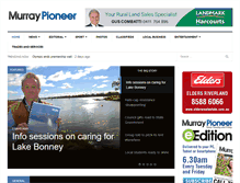 Tablet Screenshot of murraypioneer.com.au